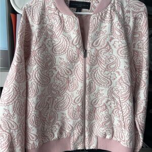 Victoria Beckham for Target Pink and White Bomber Jacket